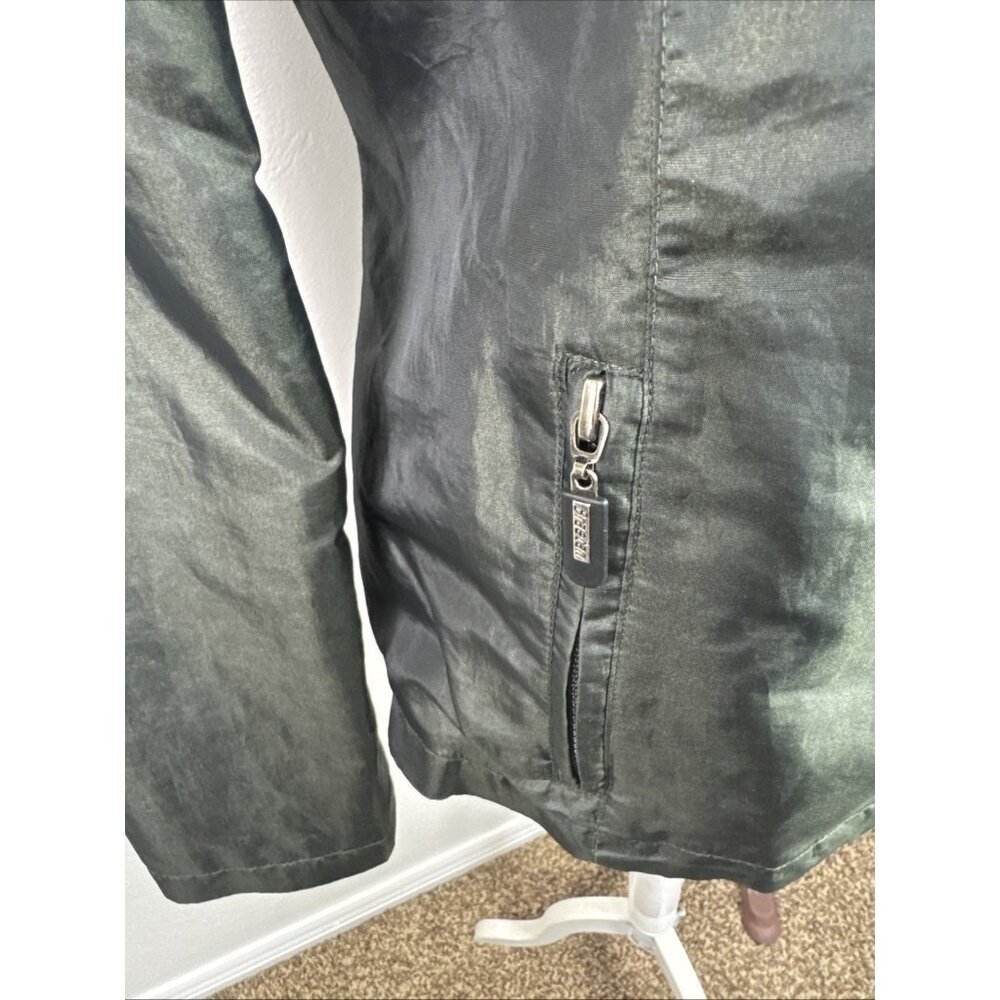 Braetan Women's S Lightweight Mesh Lined Jacket‎ Green Sheen EUC - Picture 3 of 9